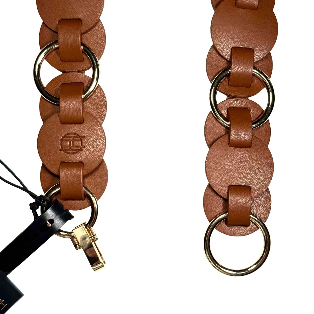 House of Harlow 1960 Caramel Adjustable Disc Link Belt Gold Tone M/L NWT Boho - Picture 11 of 12